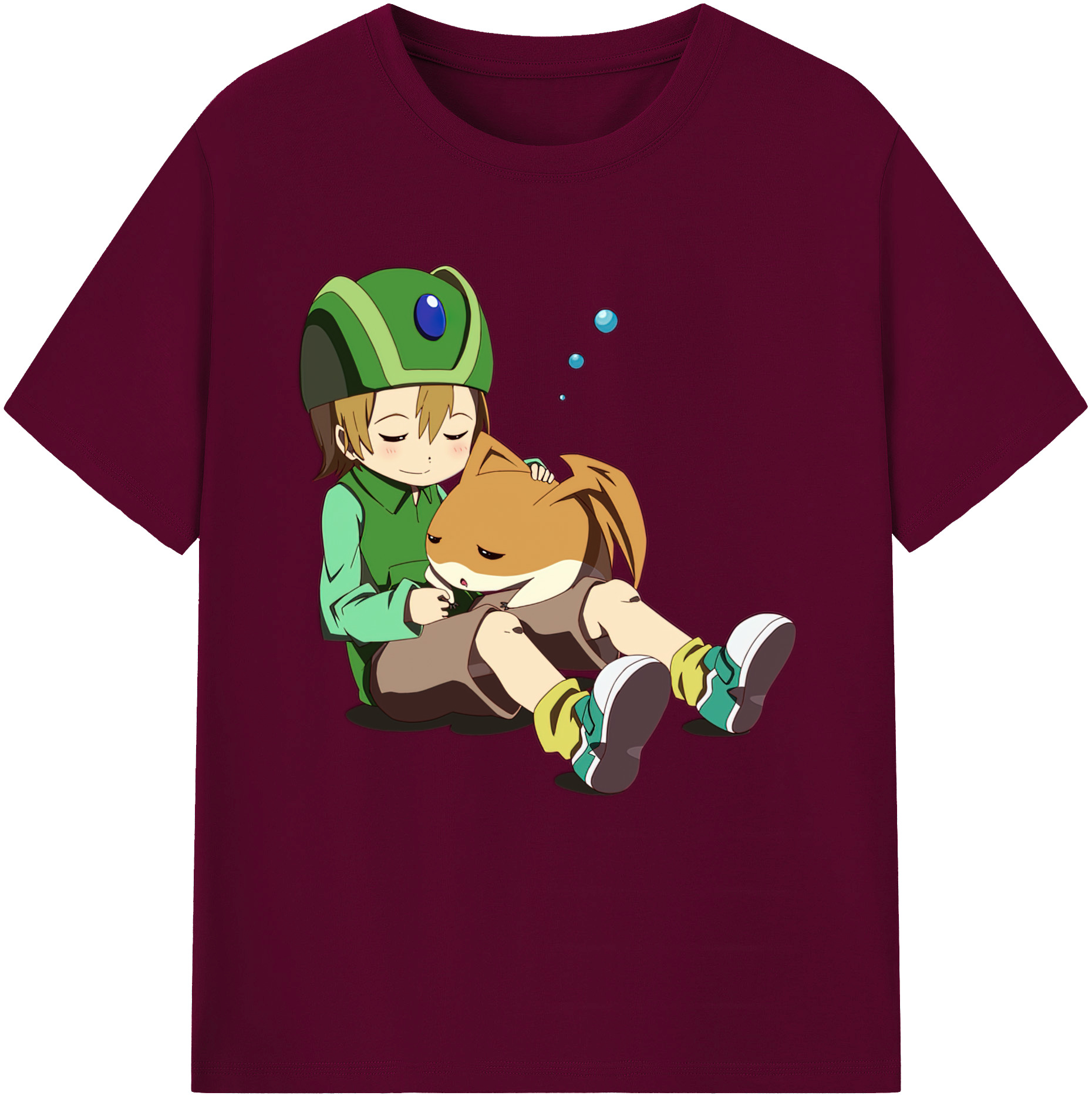 （画像用） Digimon デジタルモンスター/デジモン レディースカジュアルプリントTシャツ（綿100％）